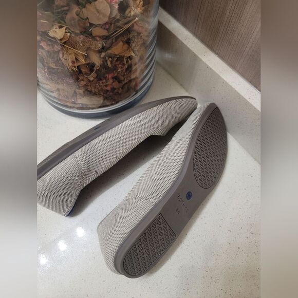 Rothy's Flax birdseye round toe flats 8.5 EUC - Picture 6 of 8